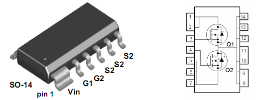 Fairchild FDQ7238 symbol and package - ChapsLab.com